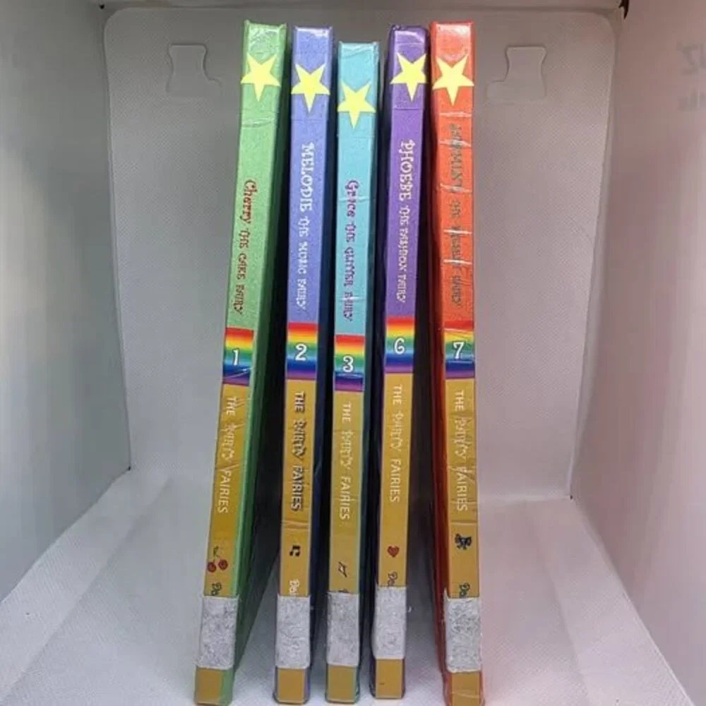 Rainbow Magic The Party Fairies By Daisy Meadows Books 1-2-3-6-7 Ex-Library